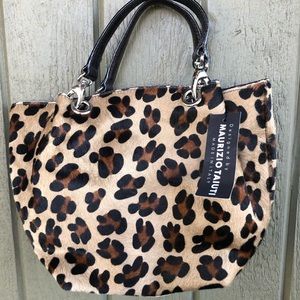 Leopard Calf Hair Handbag